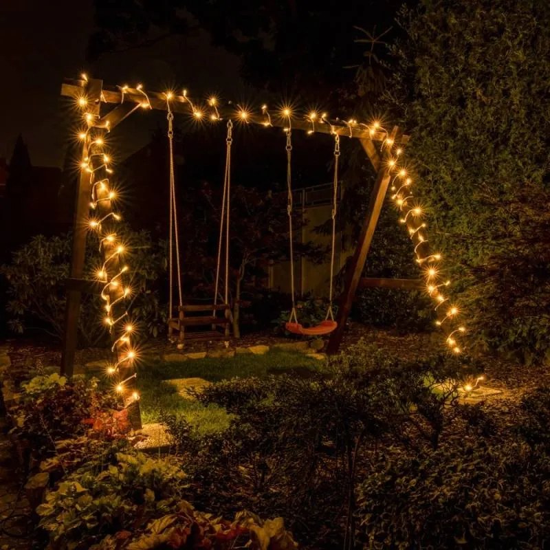 DECOLED LED světelný řetěz 20 m, teple bílá, 120 diod, IP67