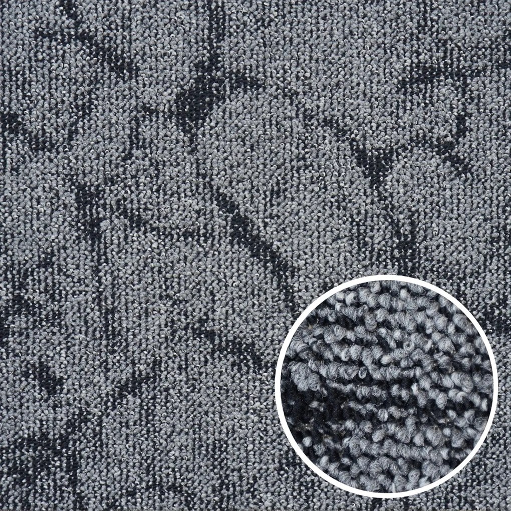 Spoltex, Metrážny koberec Marbeline 174 šedý, na mieru, šíře 4m, šedá, filc, detská izba