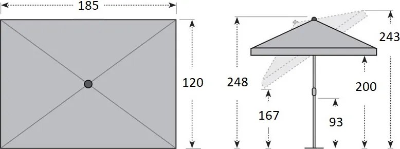 Doppler SUNLINE WATERPROOF svetlo červená