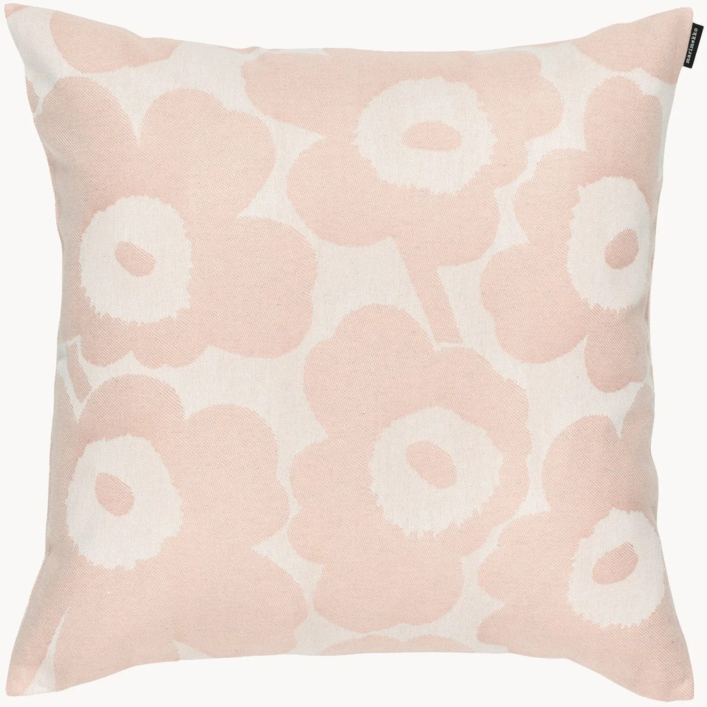 Bavlnený poťah na vankúš s kvetinovou potlačou Pieni