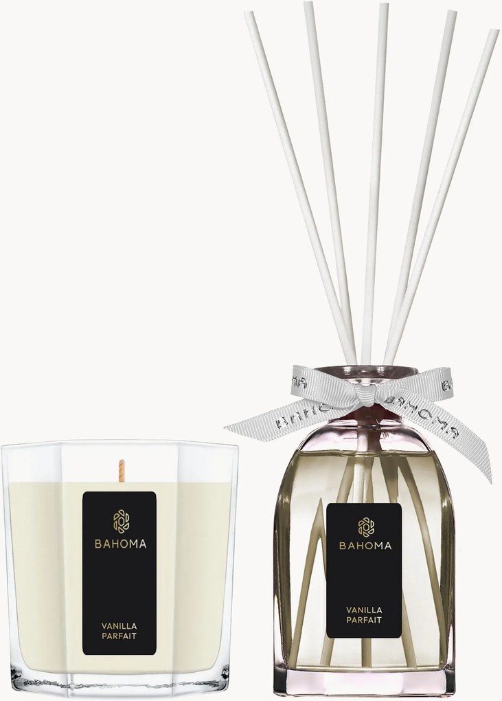 Difúzor a vonná sviečka Vanilla Parfait (Fruity, Plum), 2 ks