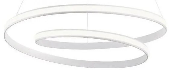 Redo 01-1890 - LED stmievateľný luster na lanku TORSION LED/35W/230V, pr. 75 cm, biely