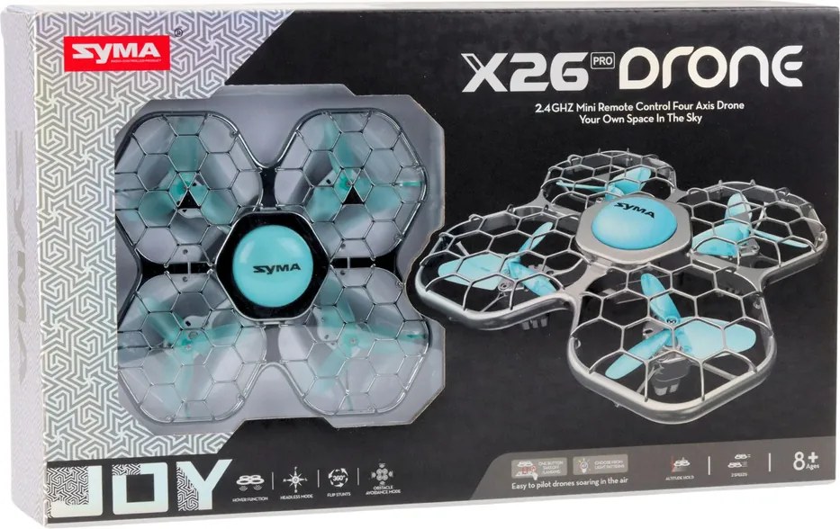 LEAN Toys Syma X26 PRO RC diaľkovo ovládaný dron Akrobacia LED svetlá WIFI