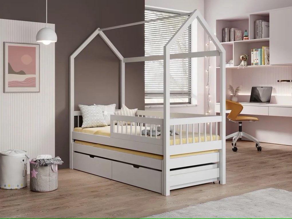 DETSKÁ DOMČEKOVÁ POSTEĽ ALBA 180 x 80 cm BIELA