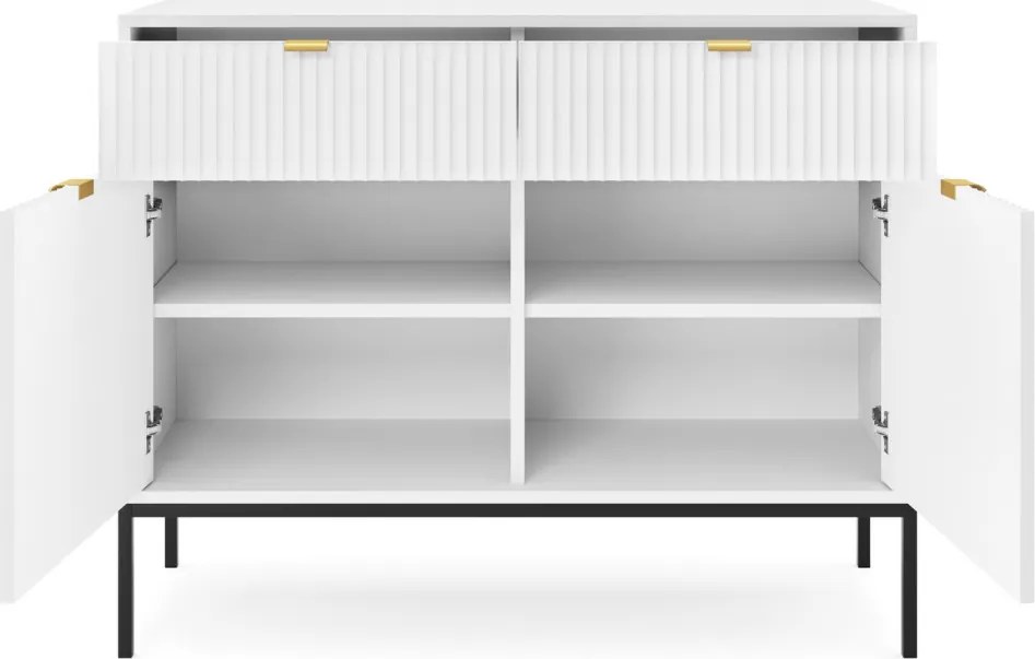 Komoda so zásuvkami Nova, biela