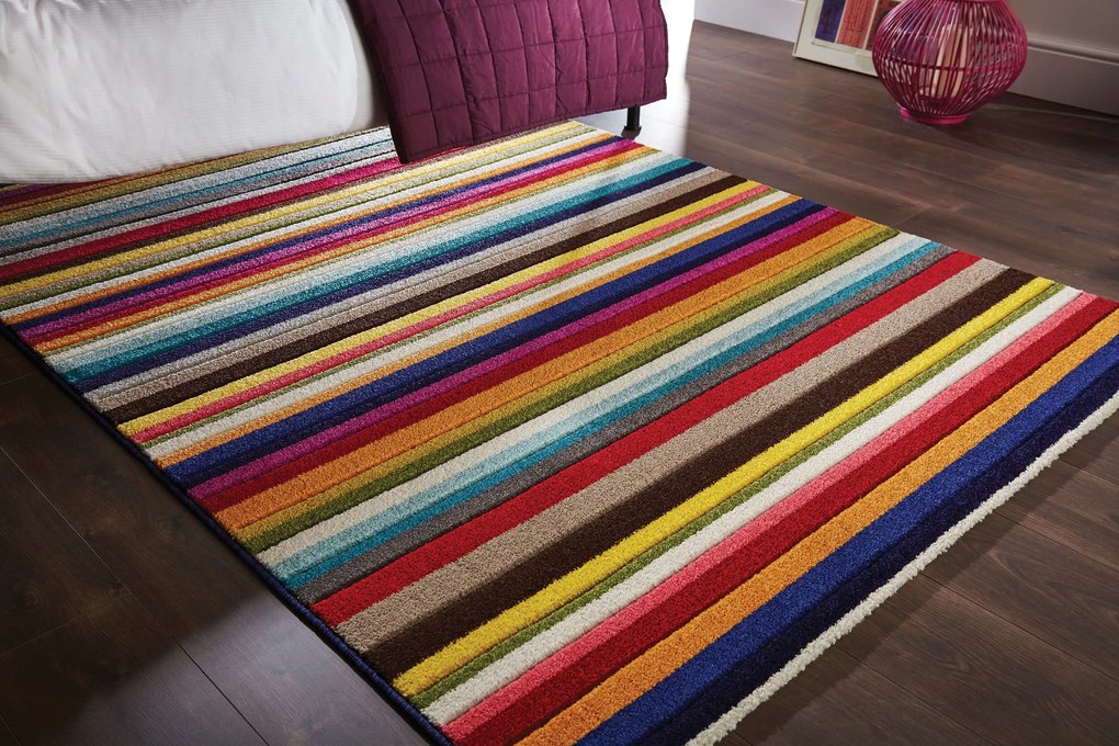 Kusový koberec Spectrum Tango Multi, 80x150, viacfarebná, obývacia izba, Flair Rugs
