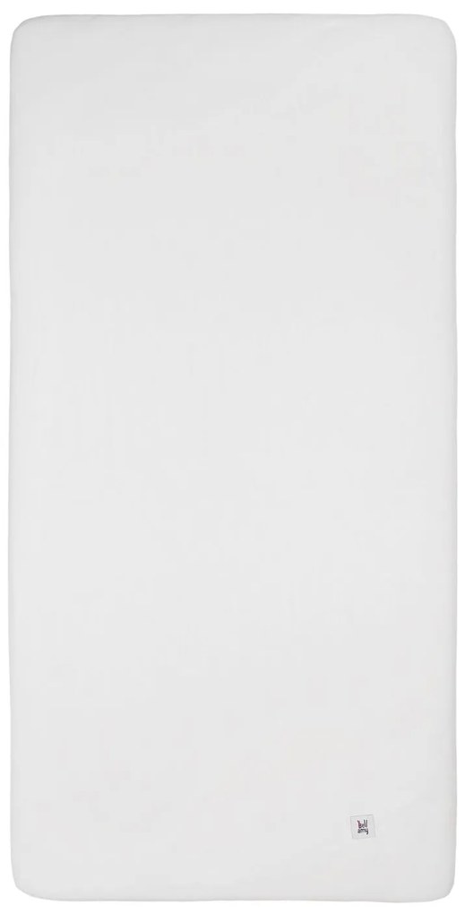 Bellamy Detská biela jersey plachta WHITE 60 x 120 cm