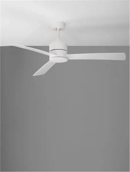 Stropný ventilátor Axel 137 biely s diaľkovým ovládaním