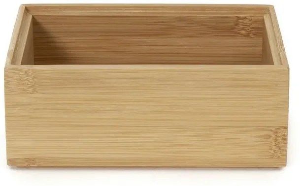 Organizér Compactor Bamboo Box, 15 x 7,5 x 6,5 cm, prírodné drevo