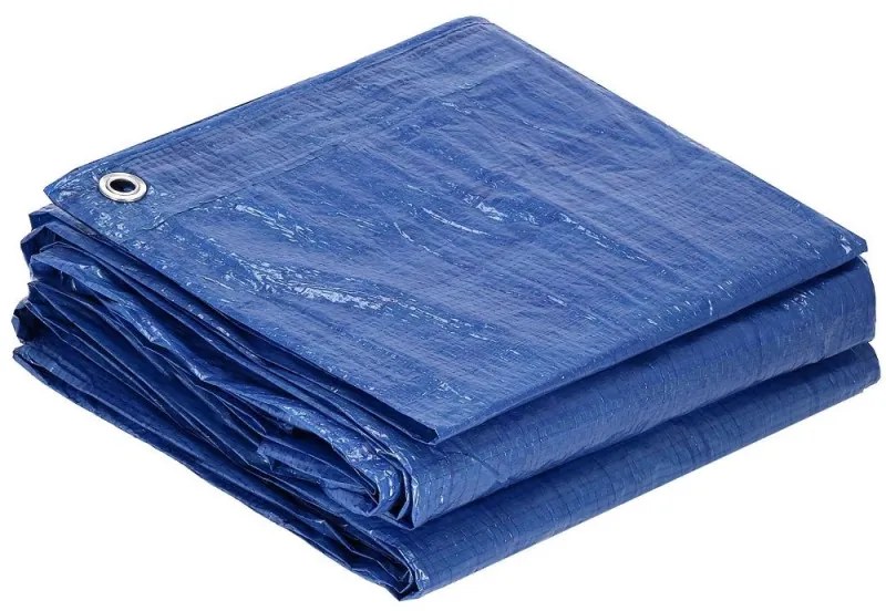 SPRINGOS Krycia plachta s okami 4x6 m, 60g PE, modrá SPRINGOS PROTECT