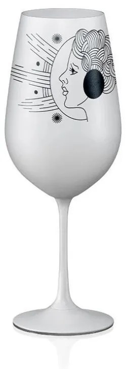 Crystalex pohár Zverokruhy Panna biela 550 ml