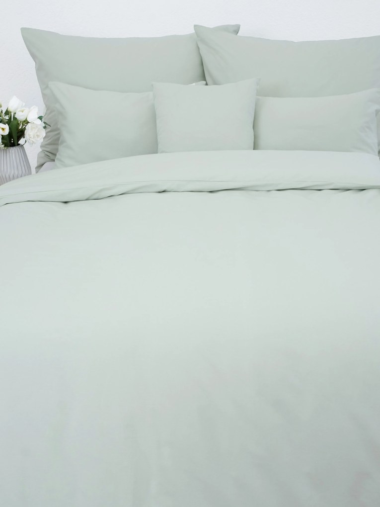 Predĺžené bavlnené obliečky Renforcé - Jasmine šalviová