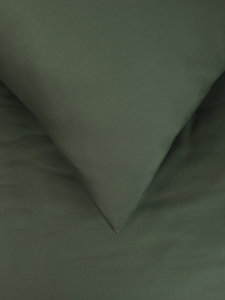 Saténová obliečka na vankúš 50 x 50 cm - Diana olivová