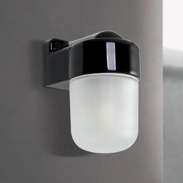 Orion - Nástenná lampa OSTIA 1xE27/40W/230V čierna