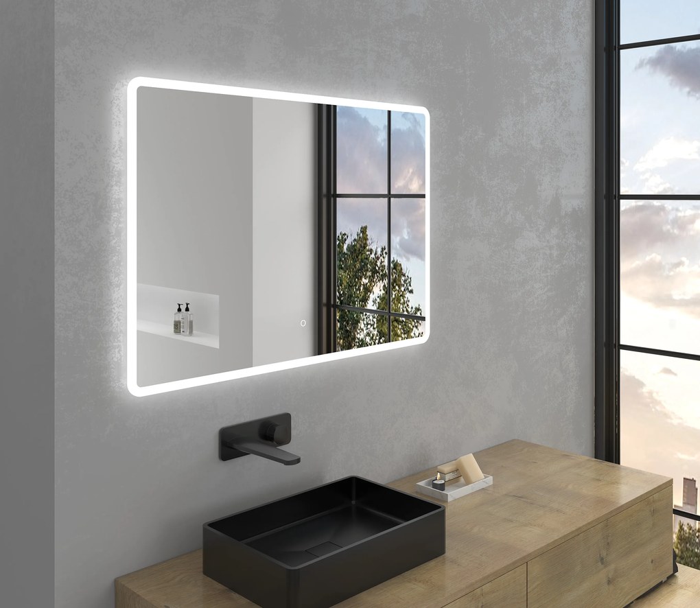 Cerano Speculare, kúpeľňové LED zrkadlo 70x70 cm, CER-CER-429280