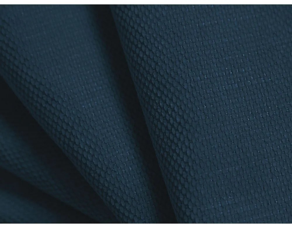 Tmavomodrá čalúnená dvojlôžková posteľ s úložným priestorom s roštom 160x200 cm Brody – Mazzini Beds