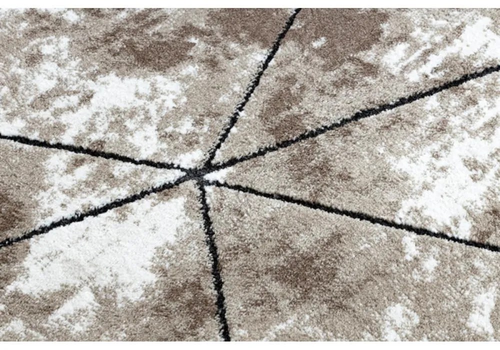 Kusový koberec  Polygons hnedý 140x190cm