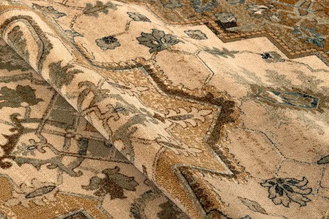 Koberec OMEGA ABBAS kamel béžový / hnedý