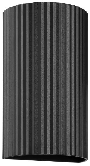 Brilliant - Nástenné svietidlo UNDULA 2xGU10/10W/230V čierna