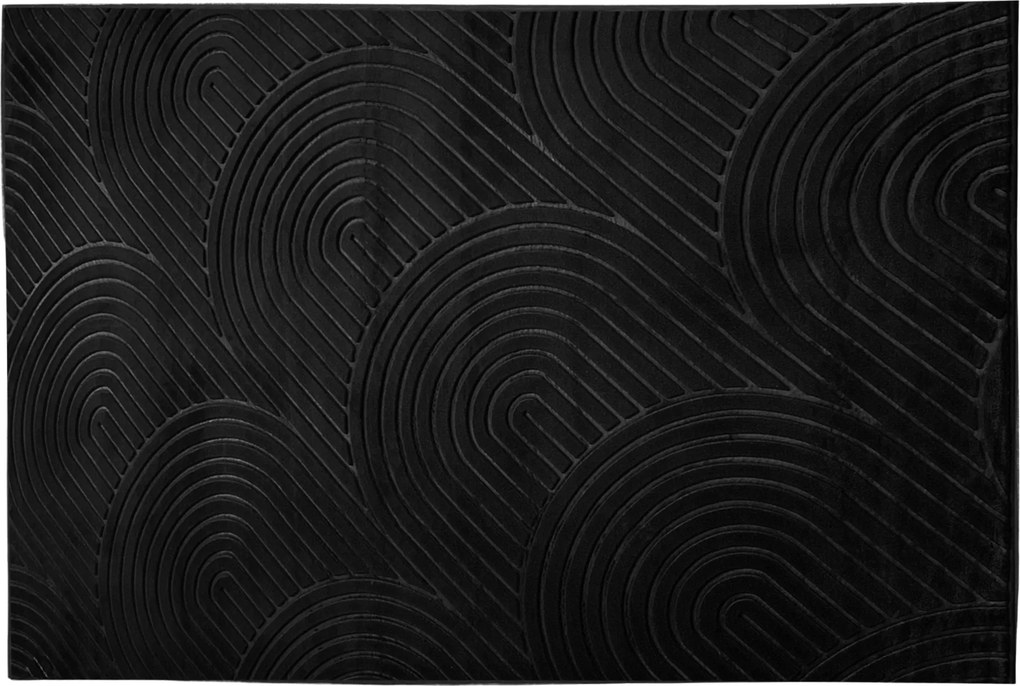 Koberec, čierna, 150x200, LUVRE