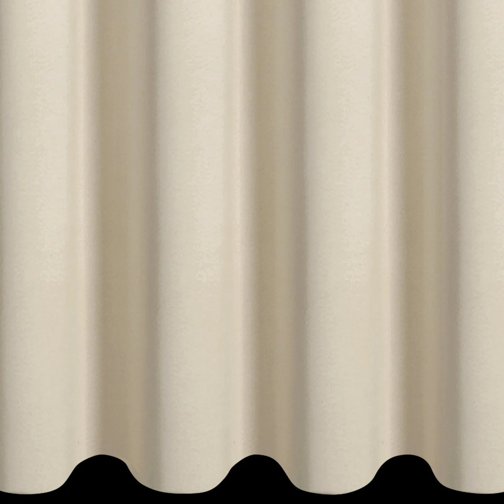 ZÁVES NA KÚŽKOCH NERISA 140X250 CM KRÉMOVÁ