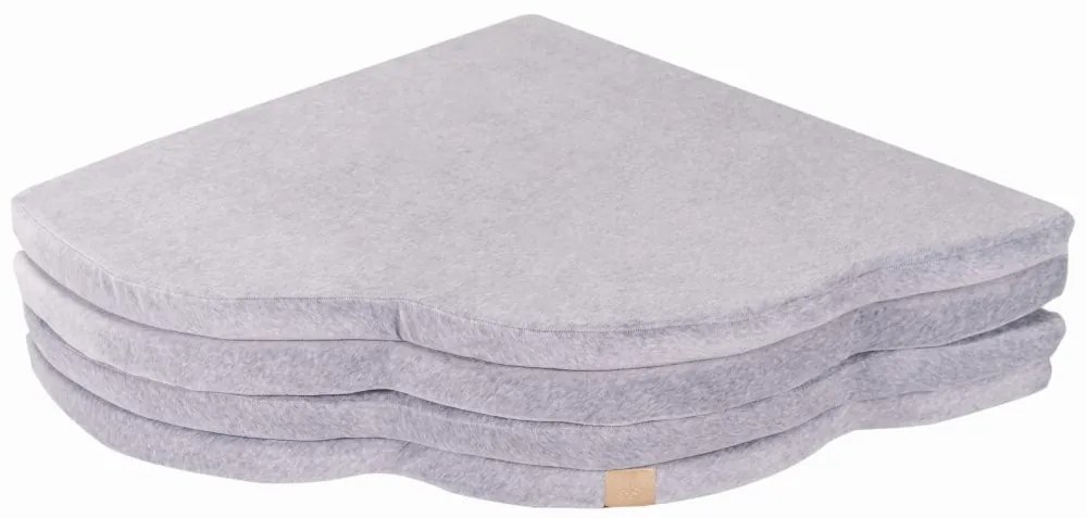 Penová hracia podložka mráčik: svetlosivá