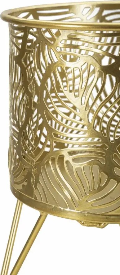 Sada 2 ks stojanů na květiny Naty zlatá
