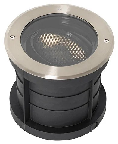 Vonkajšie zemné bodové svetlo oceľ AR111 nastaviteľné IP65 - Delux Honey