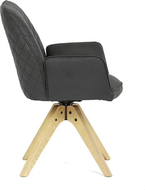 Jedálenská stolička čierna HC-539 BK3