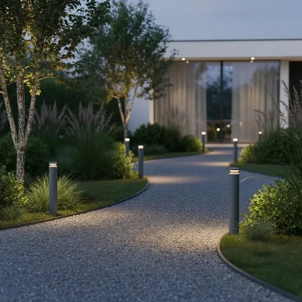 Ideal Lux - LED Vonkajšia lampa BOEING LED/14W/230V pr. 70 cm IP65 antracit