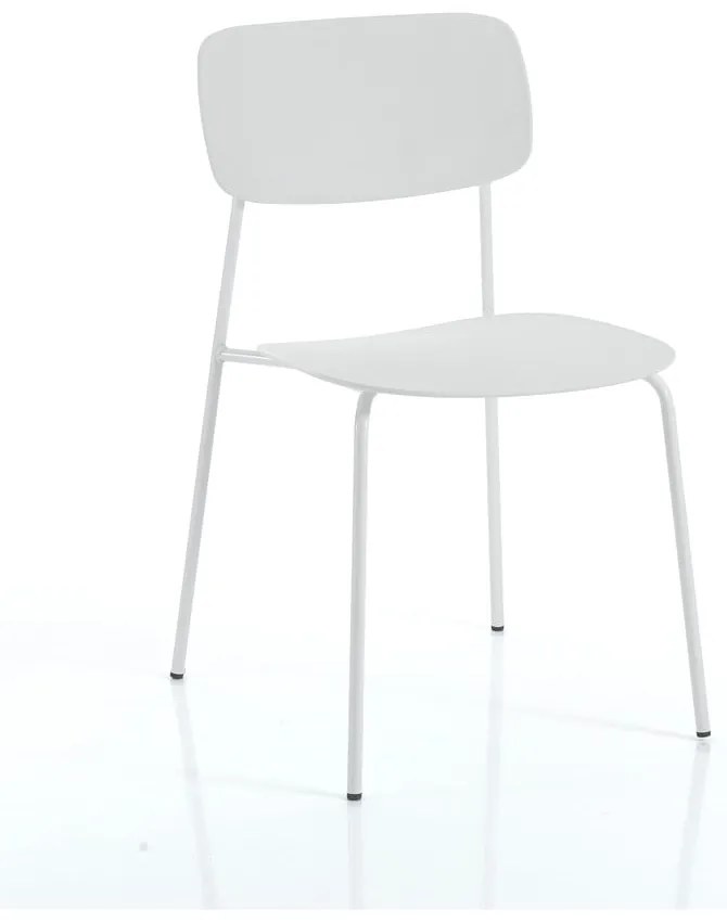 Biele jedálenské stoličky v súprave 2 ks Primary - Tomasucci