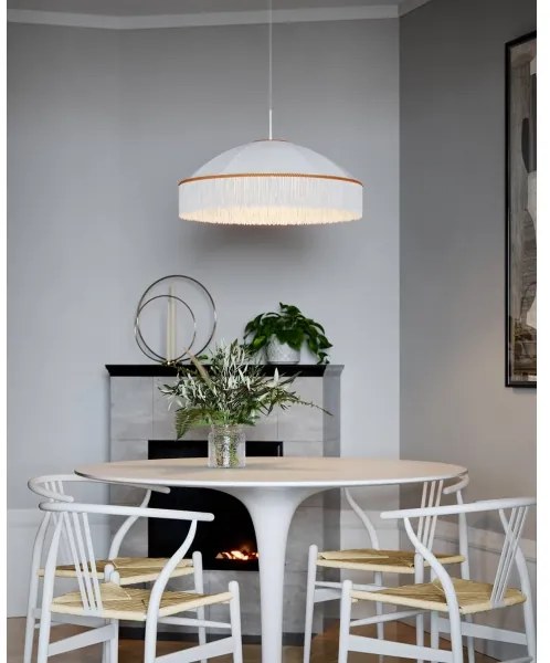 ByRydens 4202330-5000 - Závesný luster na lanku FRANCIS 1xE27/5W/230V krémový