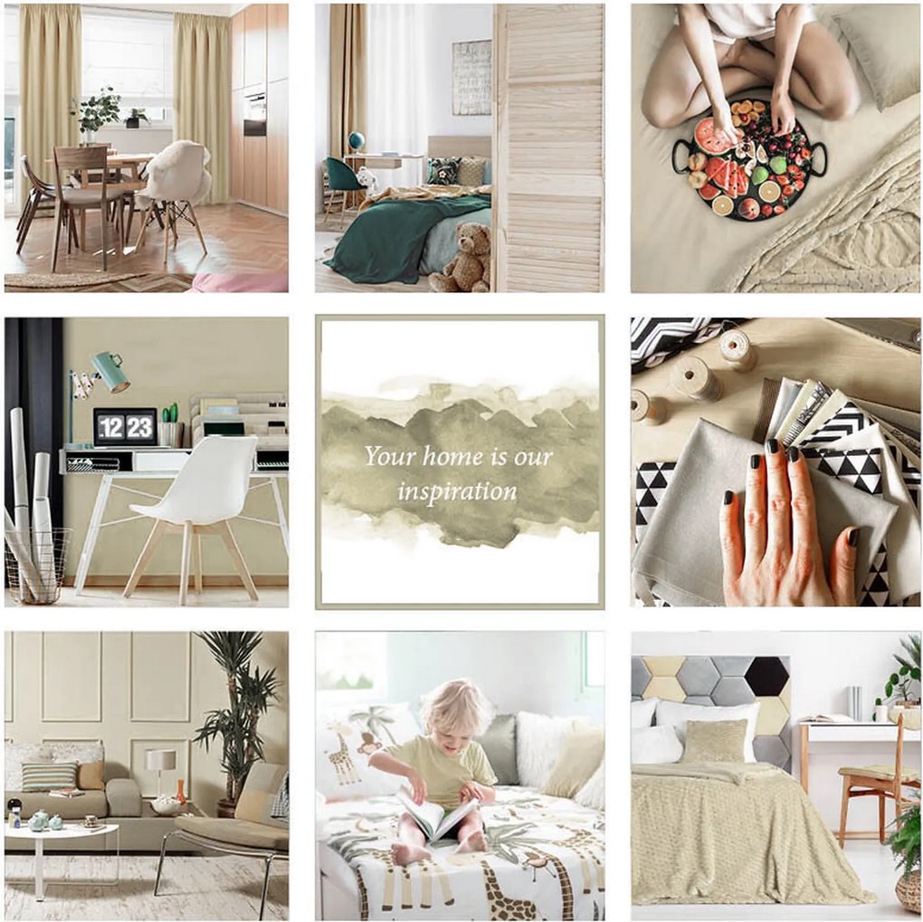 ZÁVES NA KRÚŽKOCH LIDIA 140X250 CM PRÍRODNÁ