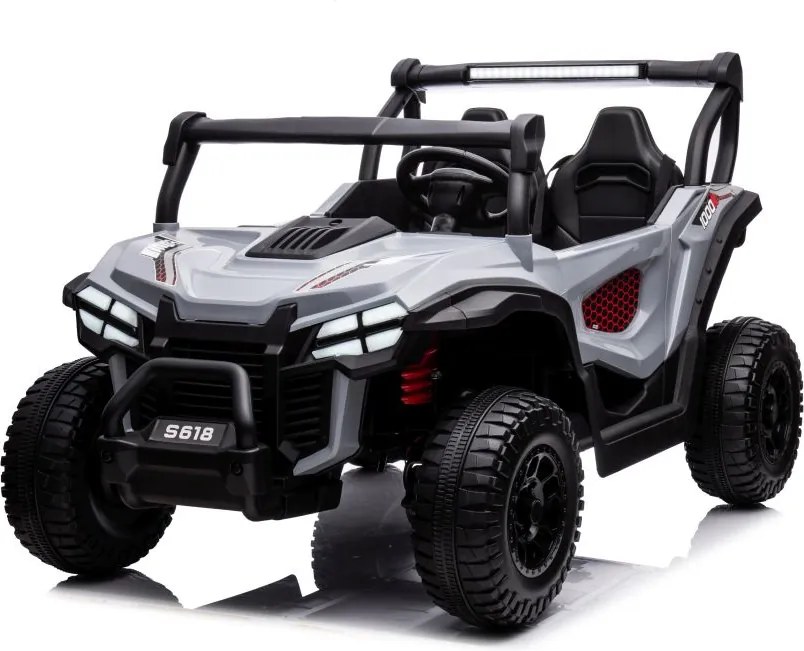 LEAN CARS Elektrické autíčko S618 sivé 4x4