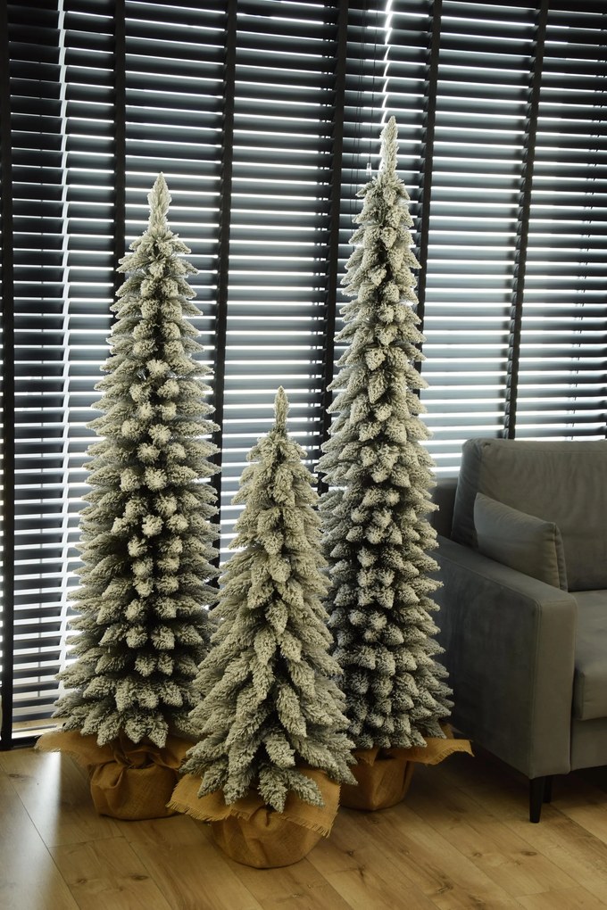 Dekorstudio Umelý Vianočný stromček Smrek štíhly zasnežený 60cm