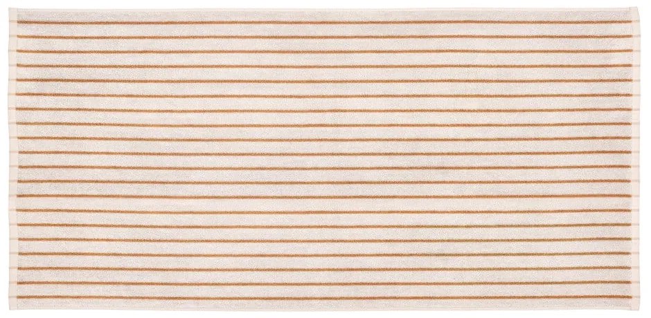 Oranžový/béžový froté uterák z Bio bavlny 50x100 cm Arto – Blomus