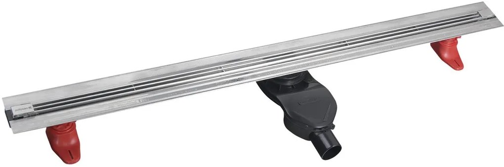 Polysan, SLIM SPRING nerezový sprchový kanálik s roštom, 250-1200mm, SV120