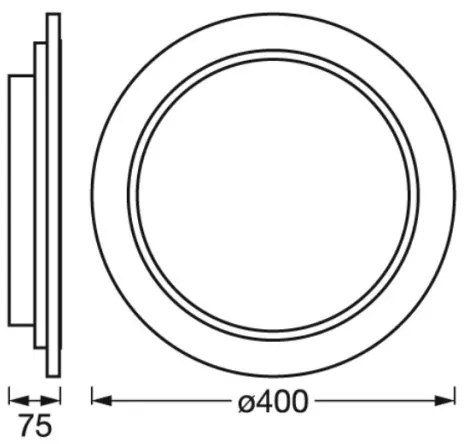 Ledvance - LED Stmievateľné stropné svietidlo SMART+ ORBIS WOOD LED/24W/230V Wi-Fi