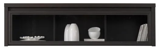 Vitrína na stenu BRW Kaspian SFW1W/140 (Wenge). Akcia -28%. Vlastná spoľahlivá doprava až k Vám domov. 735088