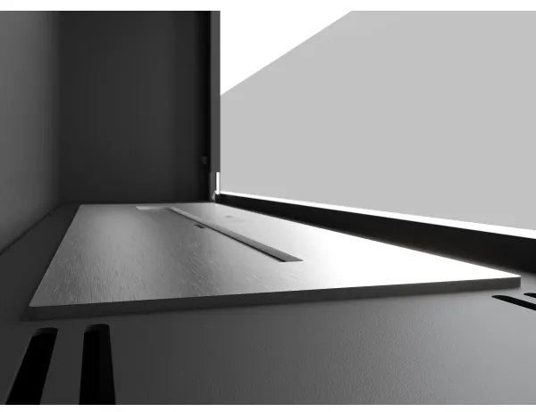 InFire - Vstavaný BIO krb 49x90 cm 3kW čierna