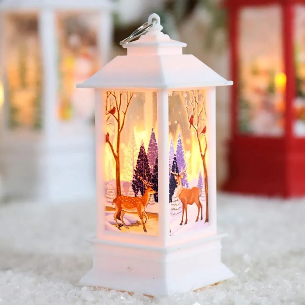 Tutumi Tutumi, LED vianočný lampáš 20x8 cm XB-001, biela, CHR-06606