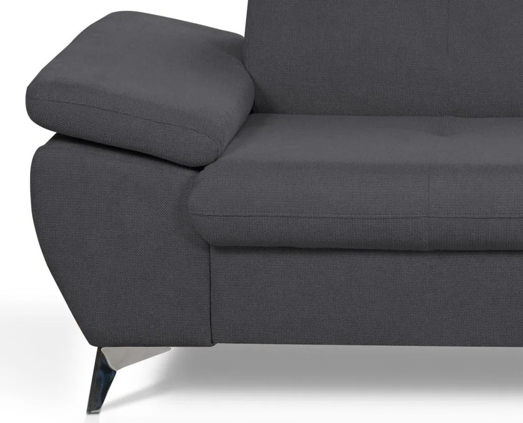 Trojsedák Gisele, antracitová látka