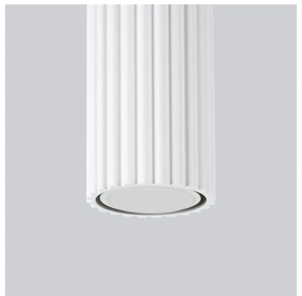 Biele bodové svietidlo Gleam – Sollux