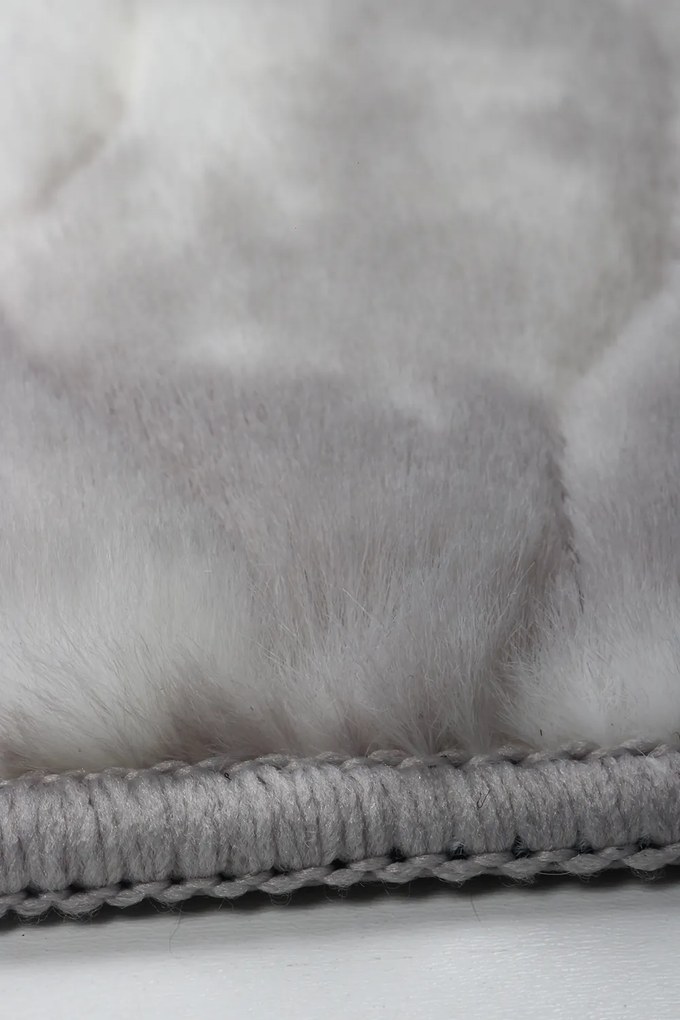 Koberec Rabbit 3D New Cawy GREY/SILVER rozmery koberec: 80x140 cm