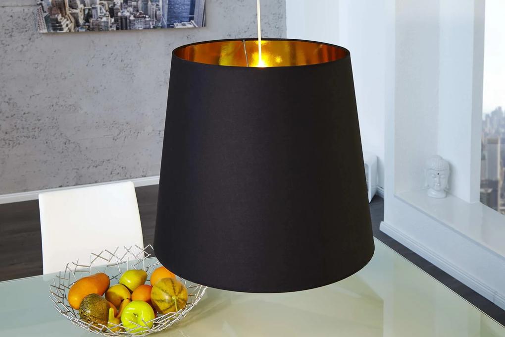 Lampa Azure XL čierno-zlatá