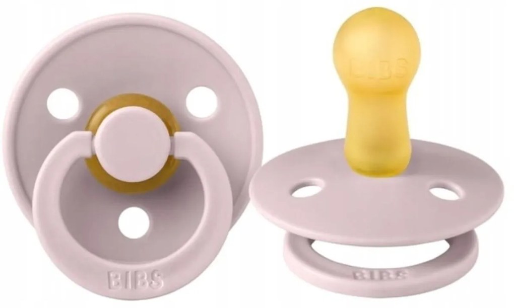 Kaučukový cumlík BIBS, 0-6 m, ružová, lila