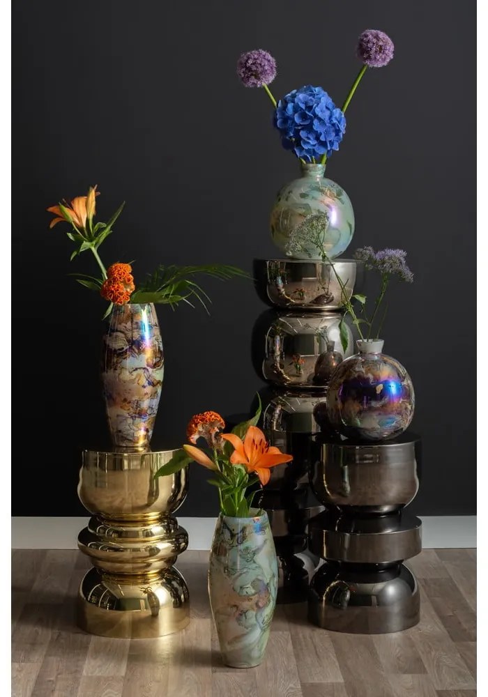 Sklenená ručne vyrobená váza (výška 26 cm) Melange – PT LIVING