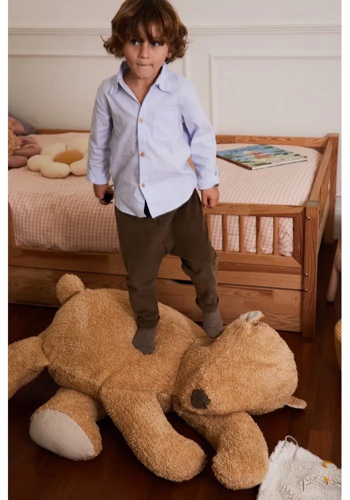 Hnedý detský puf Sleepy Bear – Lorena Canals