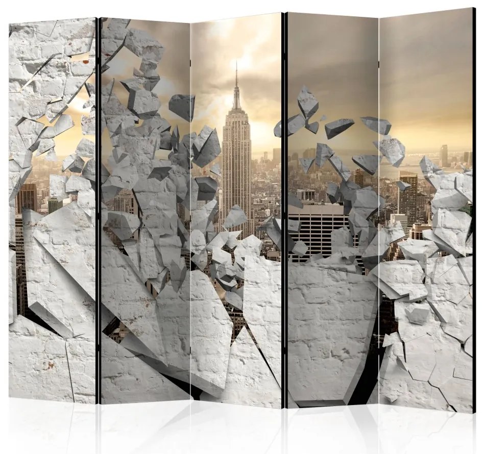 Artgeist Paraván - City behind the Wall II [Room Dividers]