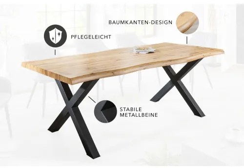 Jedálenský stôl Wild 41332 180x90cm Divoký Dub fólia  - Komfort-nábytok